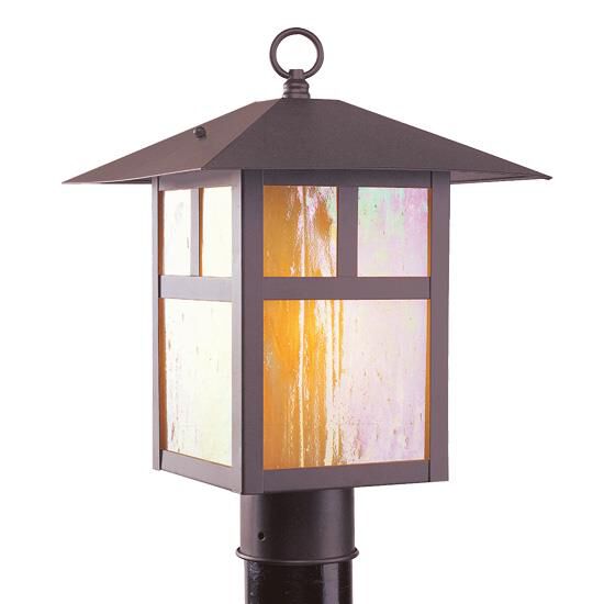 Livex Lighting Montclair Mission 18 Inch Tall Outdoor Post Lamp